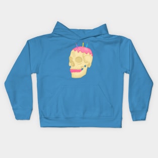 Confetti Cake Skull Kids Hoodie